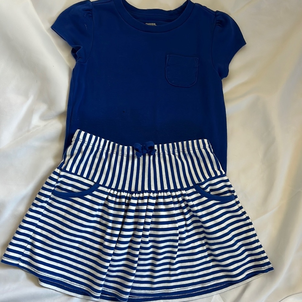 Gymboree skirt/shirt outfit size 5/6